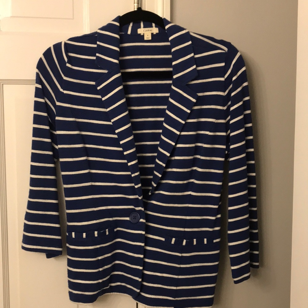 Nautical women’s work blazer. Size Small